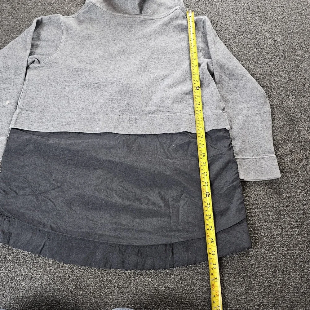 Nike Parka Jacket Womens Medium Grey Black Jacket Sportswear Long Active‎ Hoodie